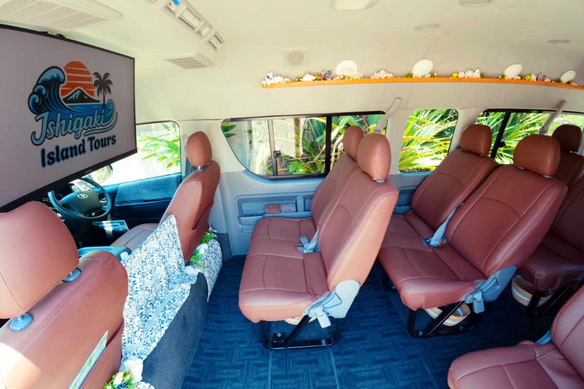 Private tour vehicle in Ishigaki